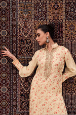 Organza printed kurta set